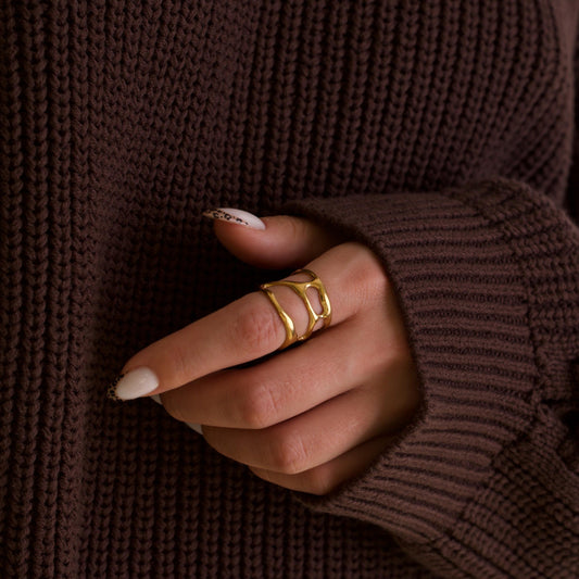 Liquid Metal Open Ring