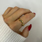 Gold Thin Twisted Wrap Ring