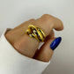 Gold Chunky Adjustable Rings