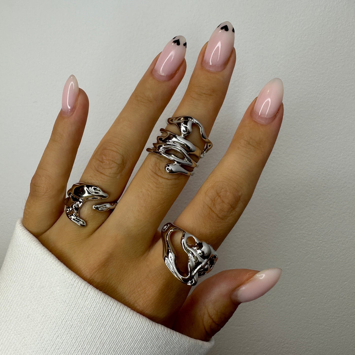 Irregular Silver Rings