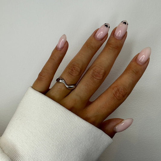 Twisted Thin silver ring