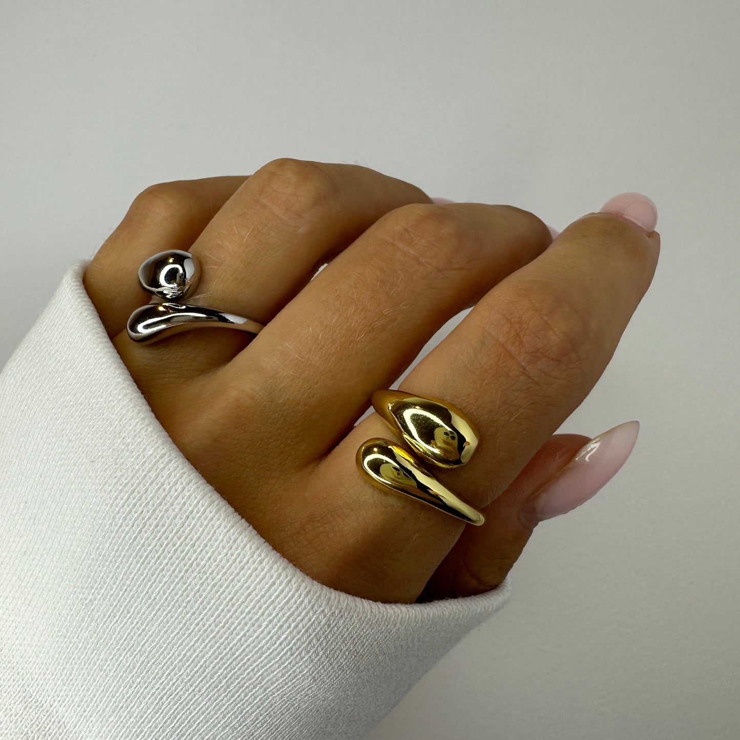 Twisted Drip Rings