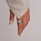 Irregular Chunky Silver Ring