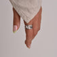 Irregular Chunky Silver Ring