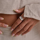 Irregular Chunky Silver Ring