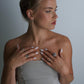 Irregular Silver and Gold Rings