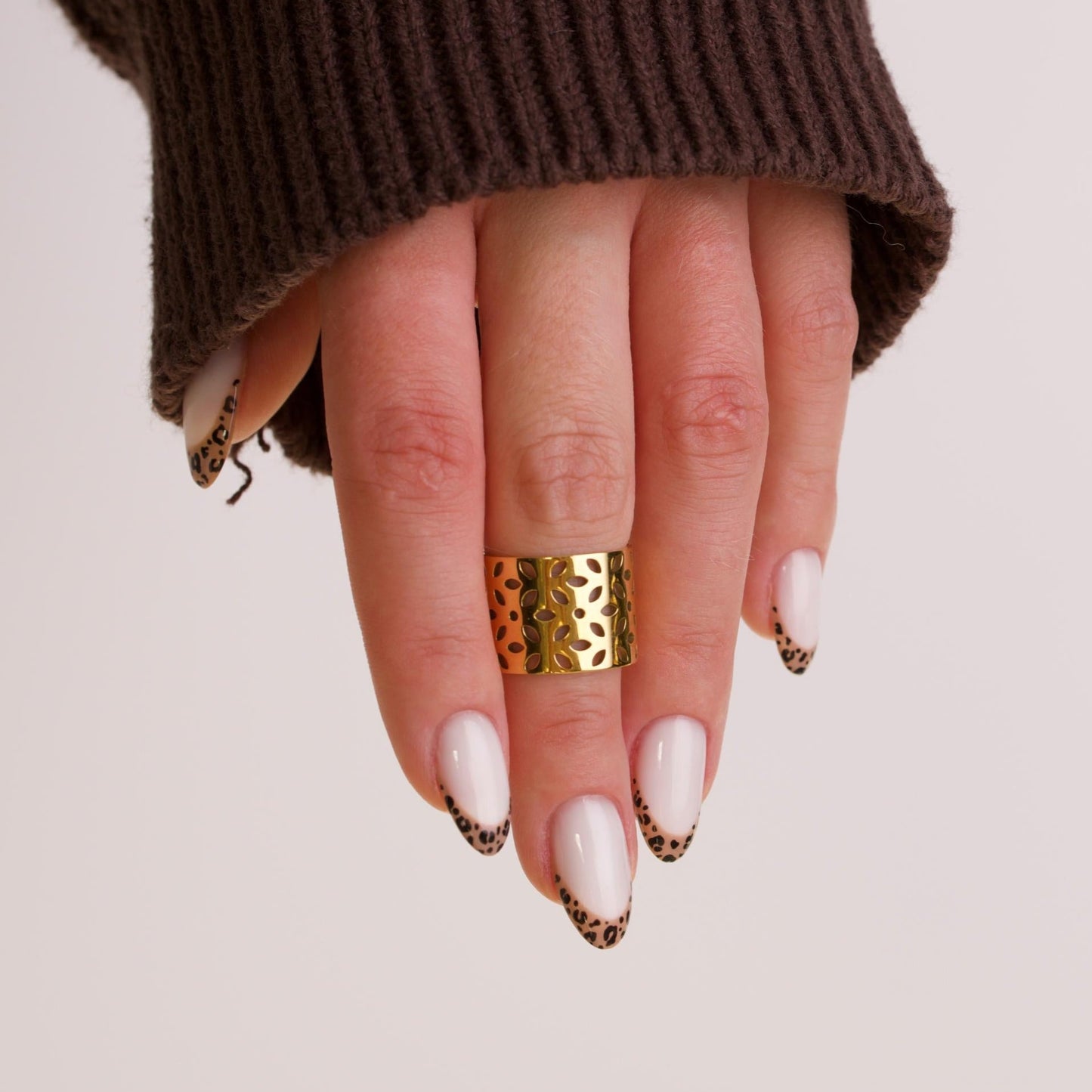 Luna 18k Gold Chunky 3 Ring Set