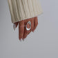 Modern Oval Silver Ring