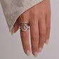 Multi Layer Silver Solid Ring
