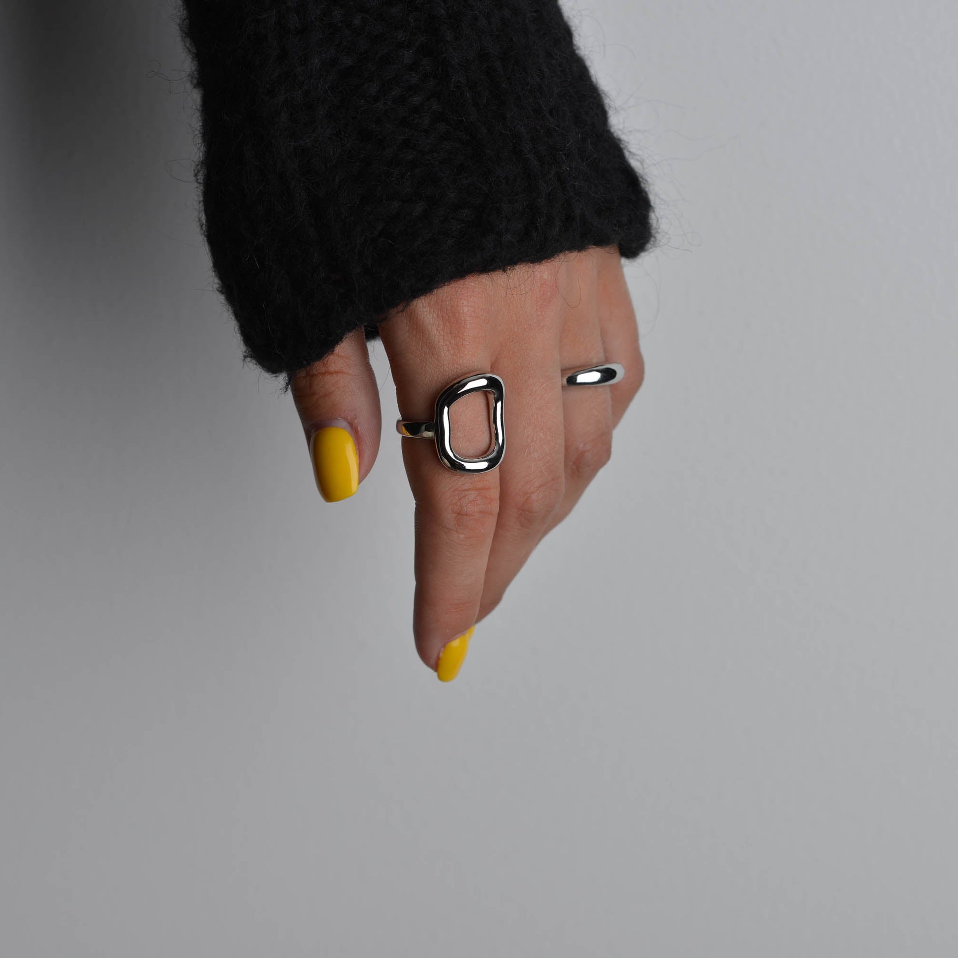 Oval and signet rings