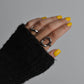 Oval and signet rings