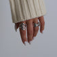 Silver Chunky Irregular Ring