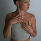 Silver Chunky Modern Ring