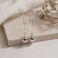 Sterling Silver Ball Drop Earrings