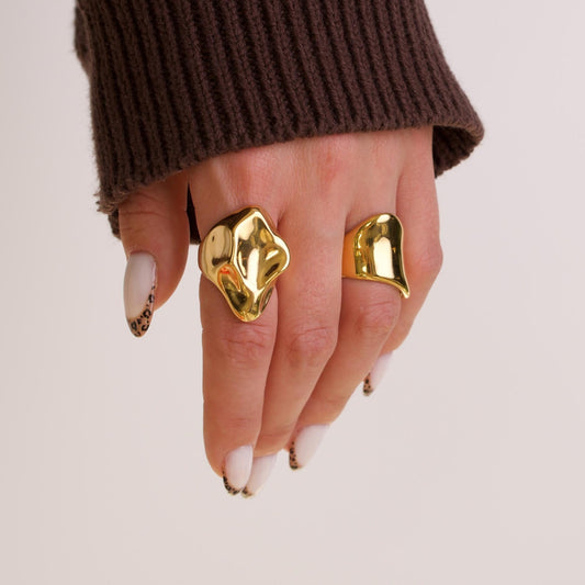 Hammered Texture Rings