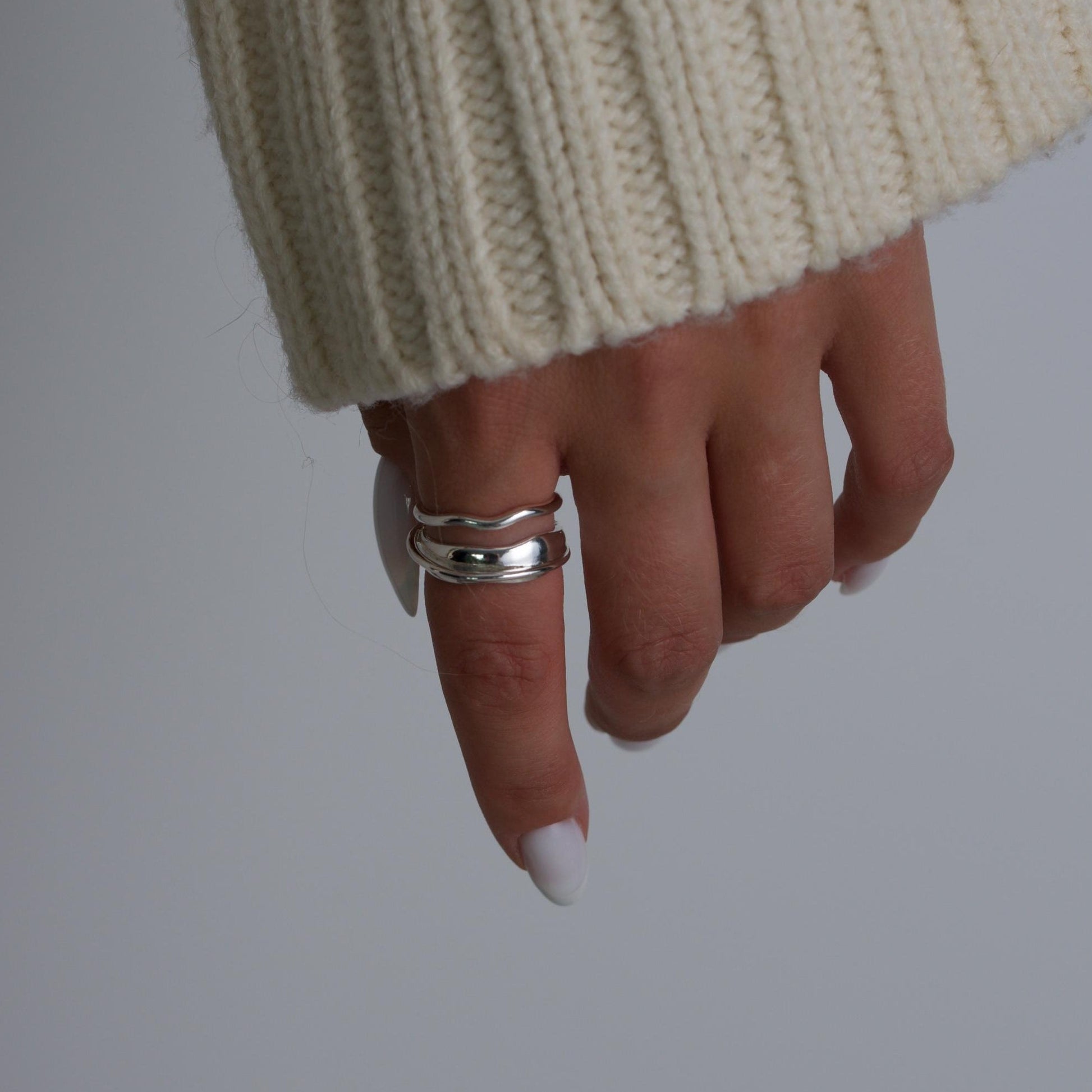 Triple Band Silver Ring