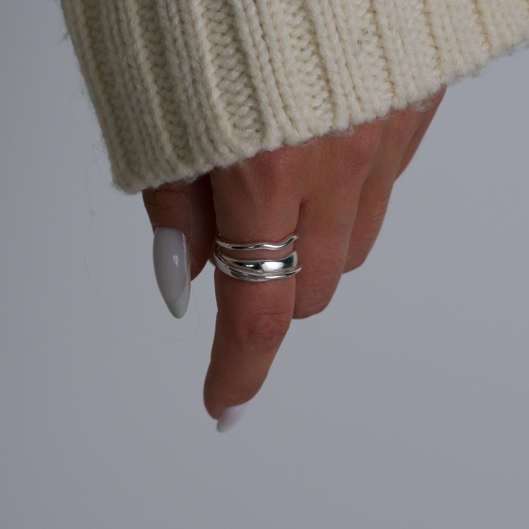 Triple Band Silver Ring