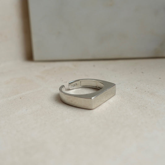 Sterling Silver Bullet Ring